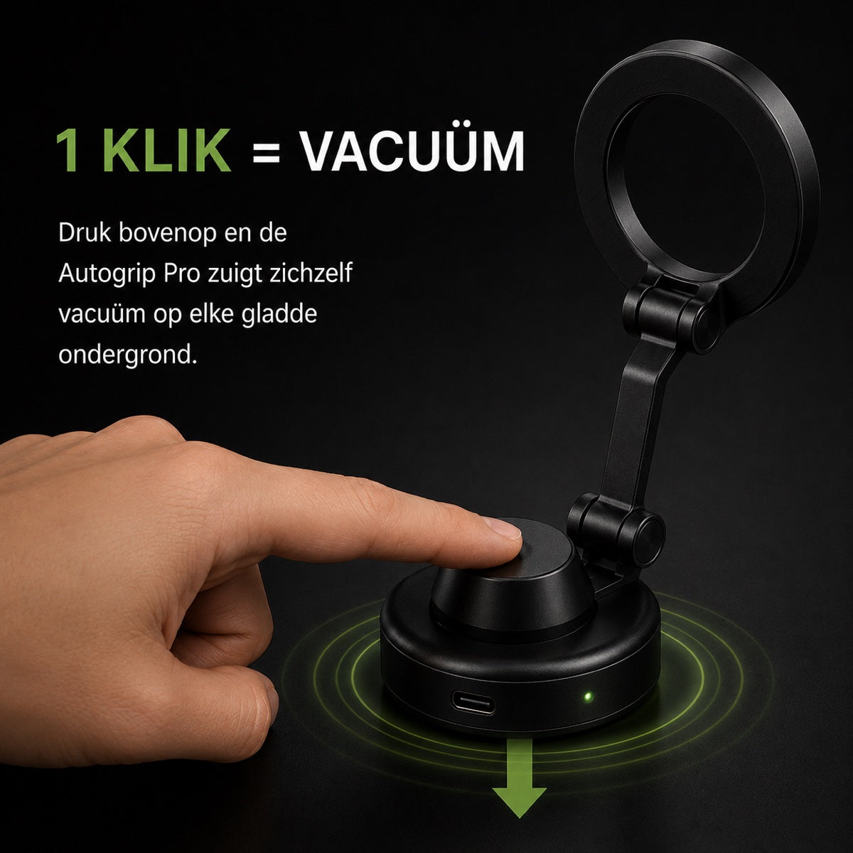 Eén klik vacuüm
